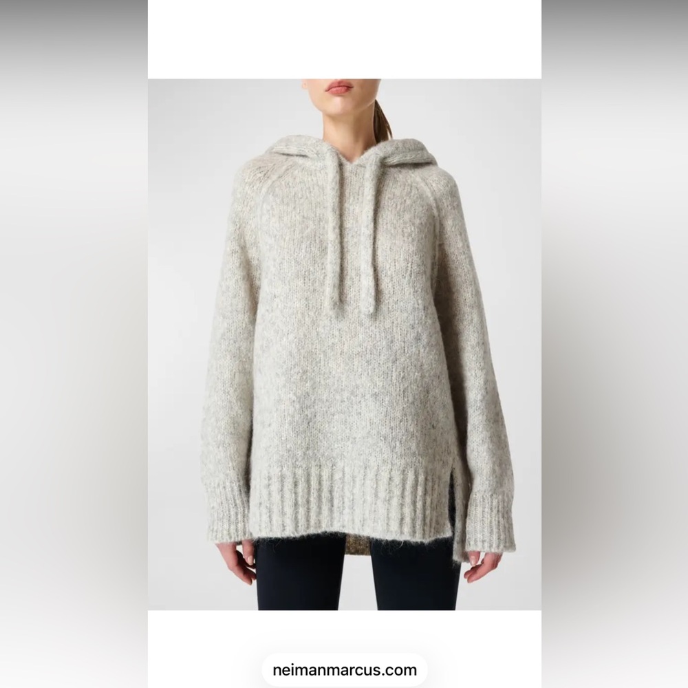 SWEATY BETTY gray Brushed Boucle Hoody, sz XS, MSRP $198